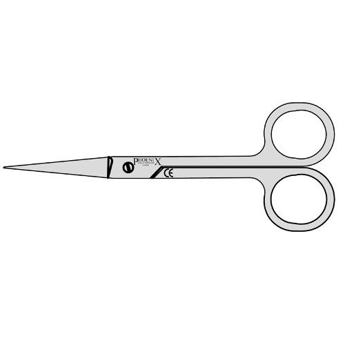 Dressing And Stitch Scissors Sharp / Sharp 100mm Straight Health and Care