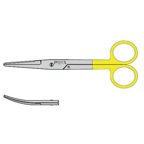 Mayo Scissors With Tungsten Carbide Jaws 230mm Curved