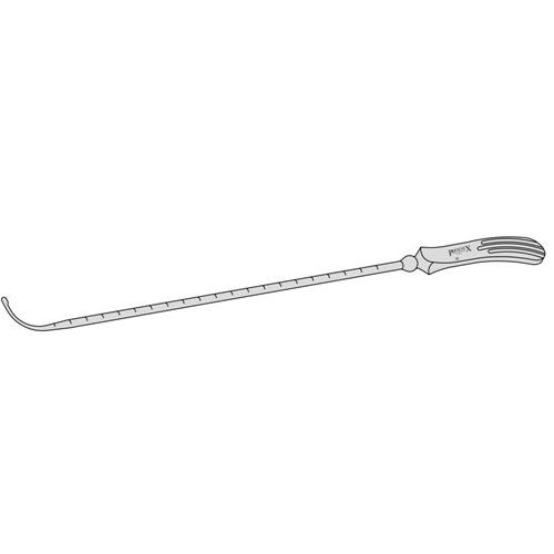 Sims Uterine Sound Malleable With A Cm Graduated Shaft And A Silver Plated Finish 320mm