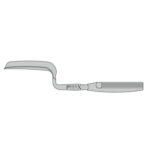 Breisky Vaginal Speculum With Cranked Head Blade 180mm Length X 40mm Width 350mm