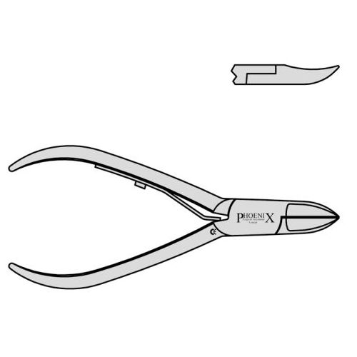 Nail Nipper With Screw Joint And Single Spring 140mm Straight Health
