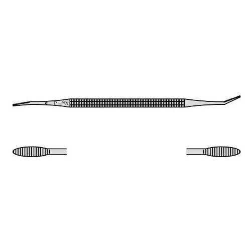 Course Cut File Blacks File With A Double Ended Course Cut 140mm (Pack of 10) | Health ...