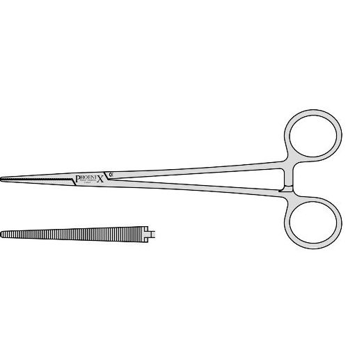 Heiss Artery Forceps With Box Joint 200mm Straight Health and Care