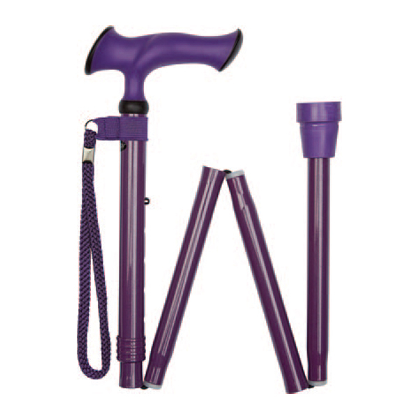 Ziggy Purple Ergonomic Handle Stick Health and Care
