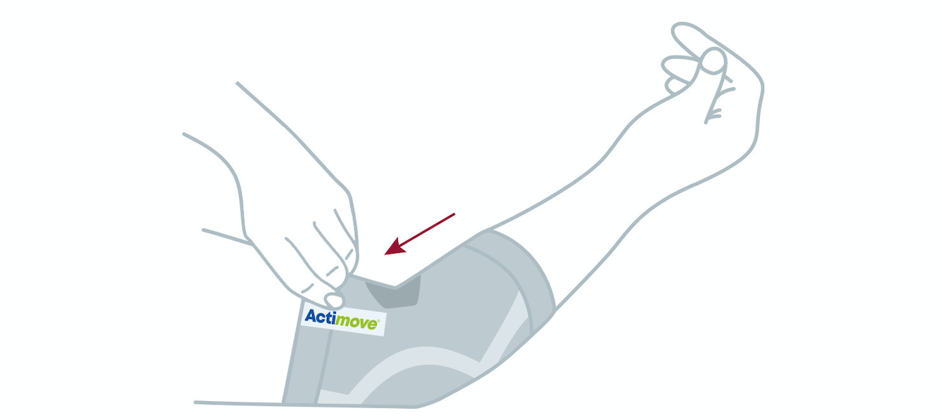 Actimove Elbow Brace application Actimove Elbow Brace application