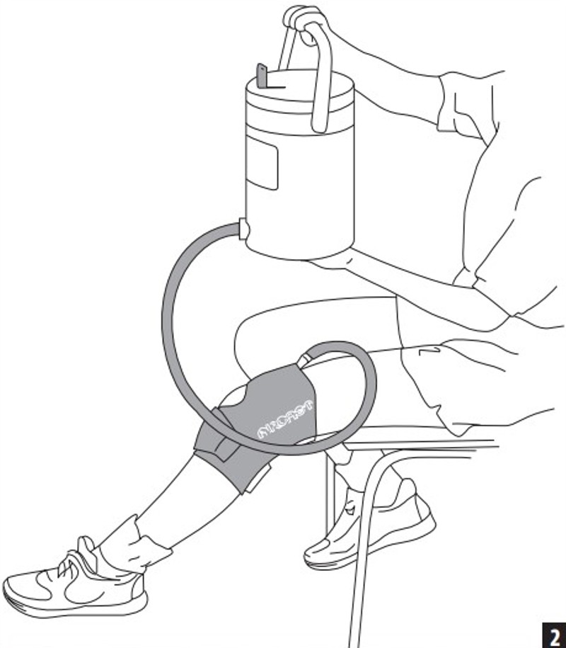 Aircast Knee Cryo/Cuff with Auto IC Cooler Health and Care