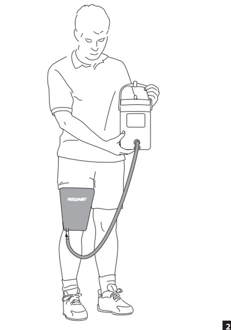 Aircast Thigh Cryo/Cuff and IC Cooler Pack Health and Care
