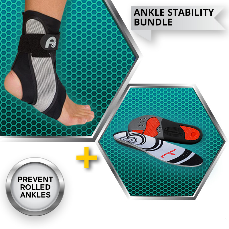 Aircast A60 and Sorbothane Pro Total Control Ankle Stability Bundle