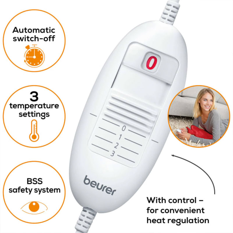 Beurer HK44 'Not a Hot Water Bottle' Heat Pad Health and Care