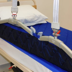 The Flexicare Top Sheet comes fitted with handles for attaching to a hoist