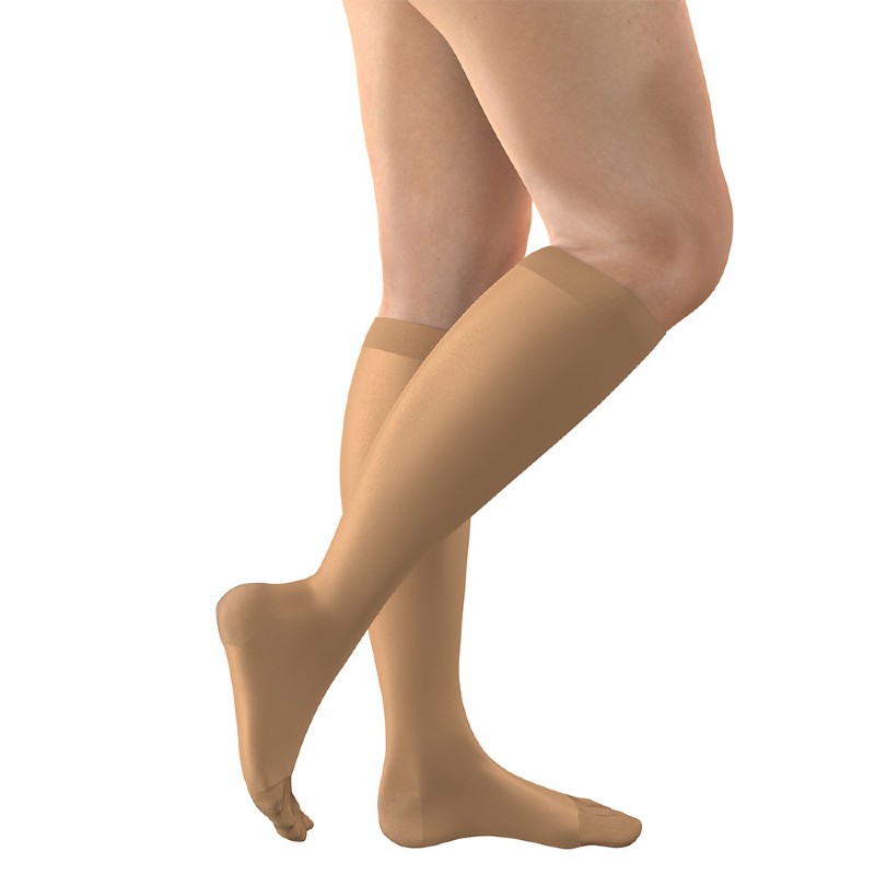 FITLEGS Cl2 Knee Beige Compression Stockings