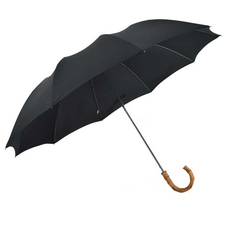 Fox Umbrellas TEL4 Crook Black Umbrella Health and Care