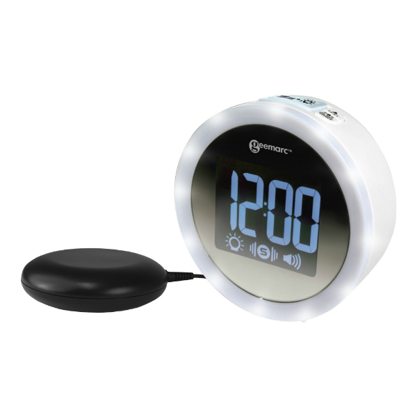Geemarc Wake 'n' Shake Star Extra Loud Alarm Clock with Vibrating
