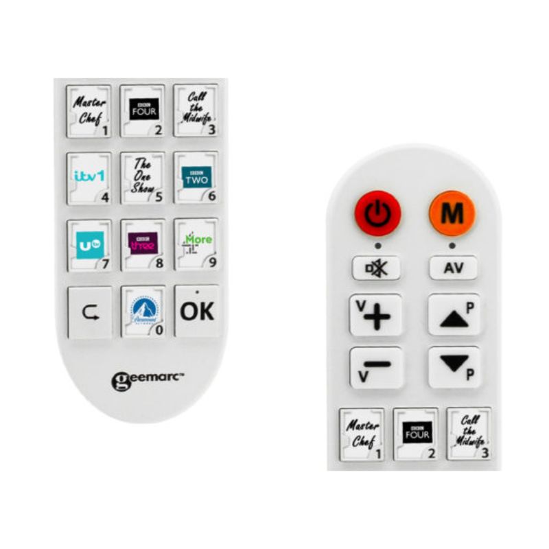 TV PHOTO100 TV Remote with Large Buttons Health and Care