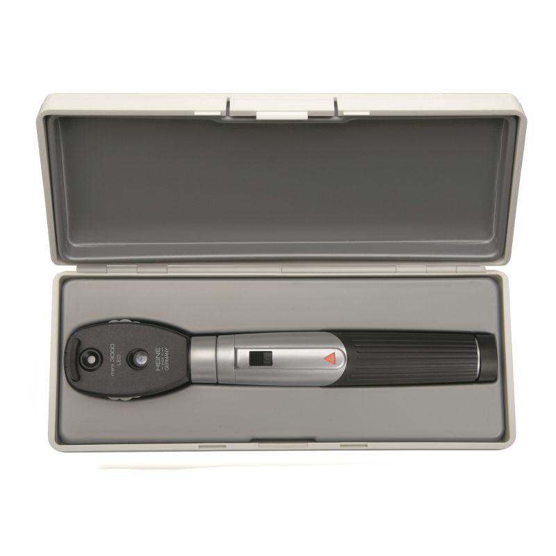 HEINE Mini 3000 LED Ophthalmoscope Set with Battery Handle Health and