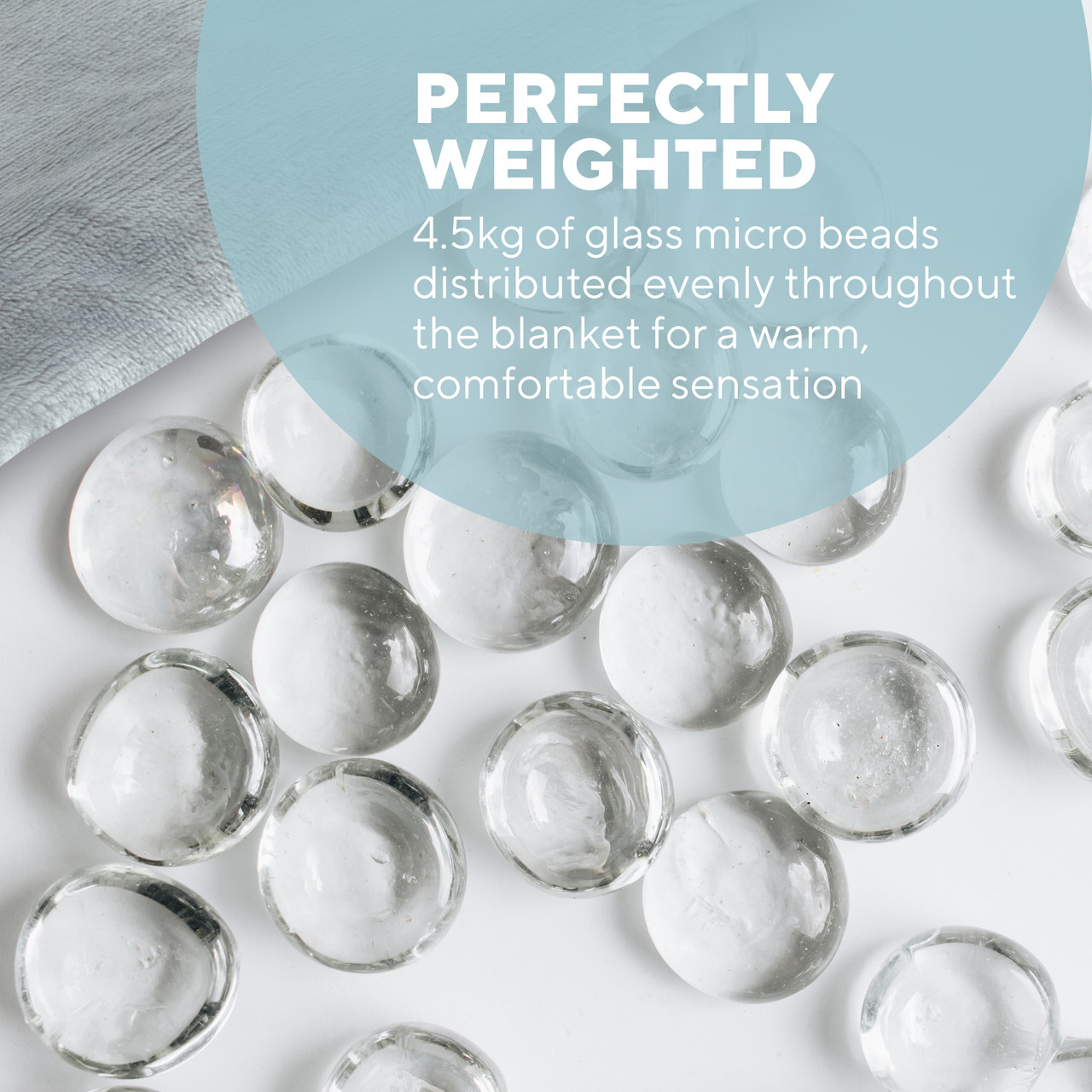 HoMedics 4.5kg Weighted Blanket Health and Care