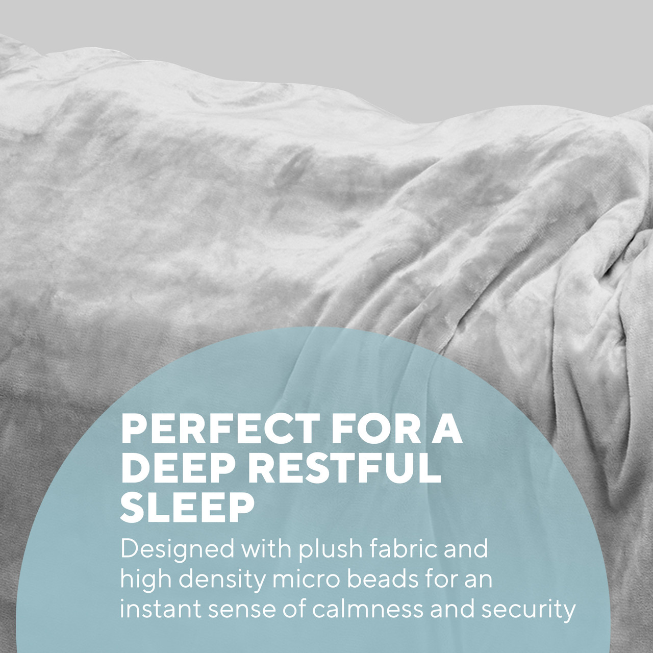 HoMedics 4.5kg Weighted Blanket Health and Care