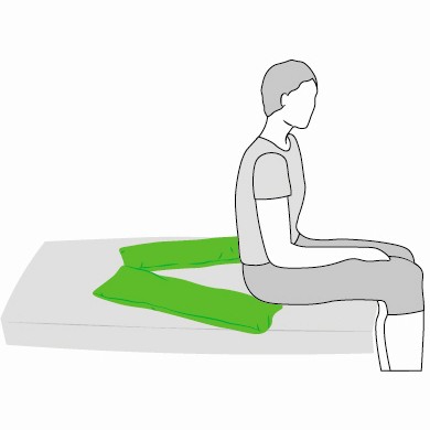 Etac LeanOnMe Basic Position Cushion 80cmx25cm | Health and Care