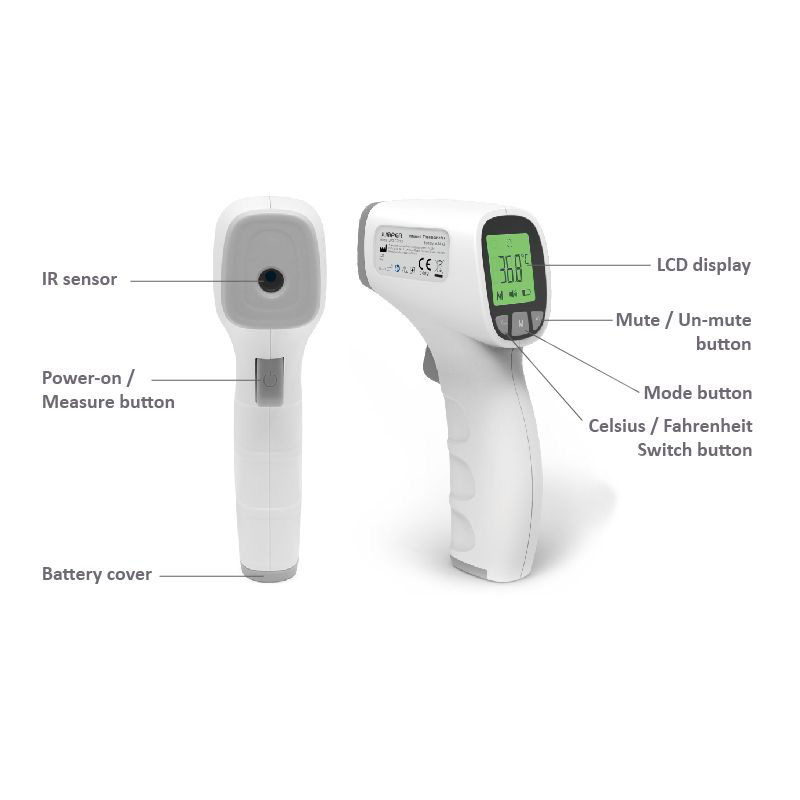 Jumper FR202 NonTouch Infrared Thermometer Health and Care