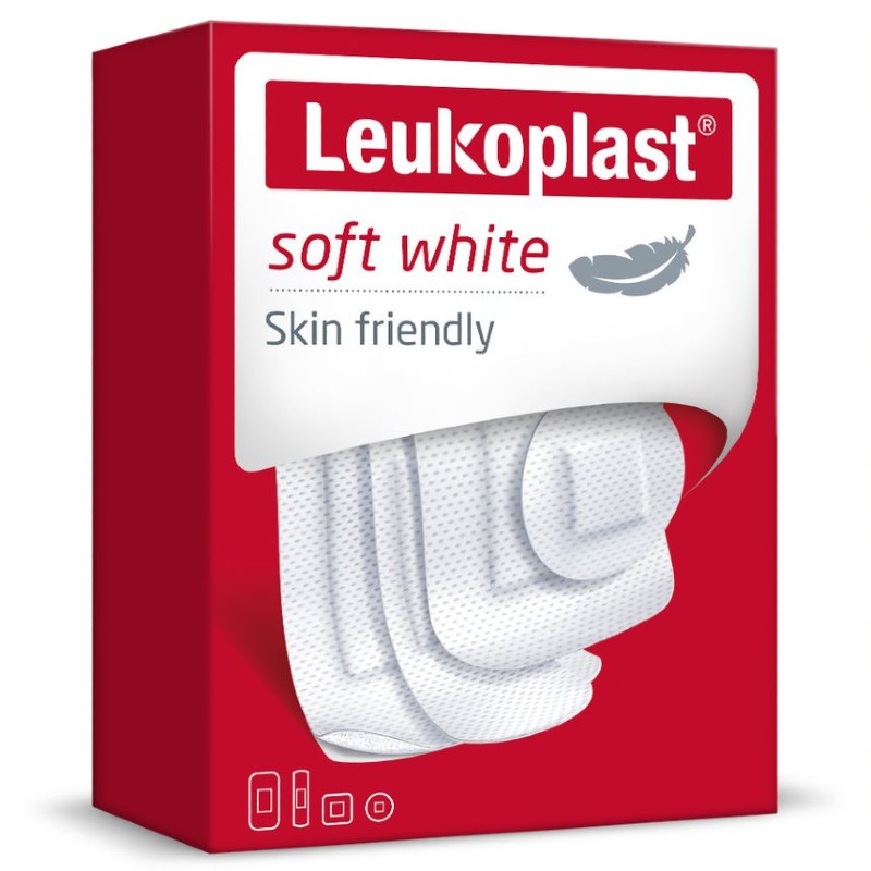 Leukoplast Soft Professional Plasters Assorted Sizes (Pack of 30)