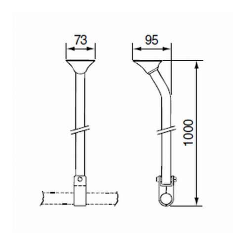 Linido Ceiling Shower Mounting Kit Health and Care
