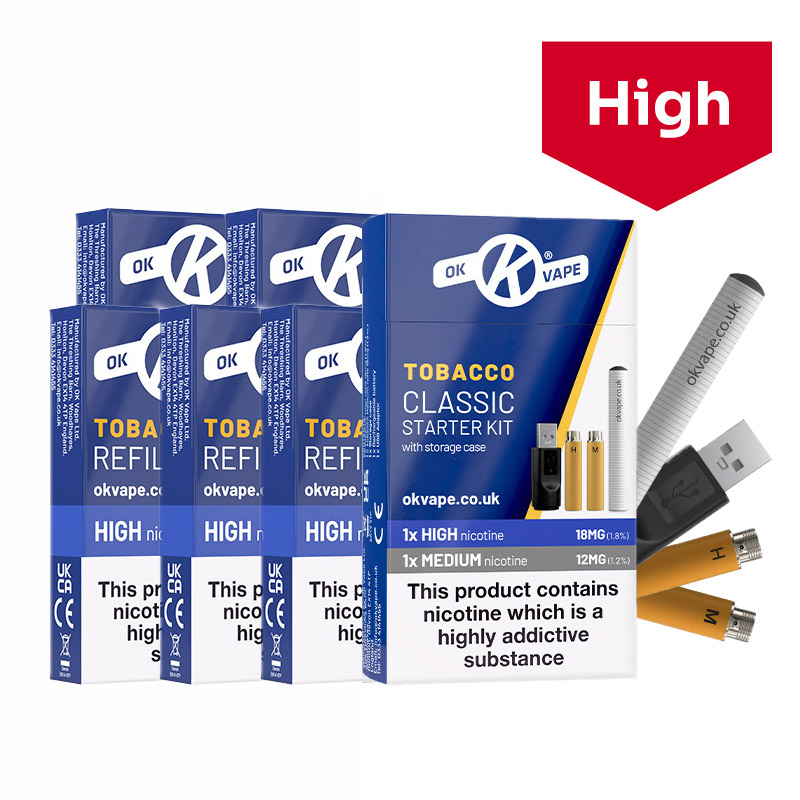 ok vape tobacco refills OK Vape E-Cig Kit and Refill Cartridges