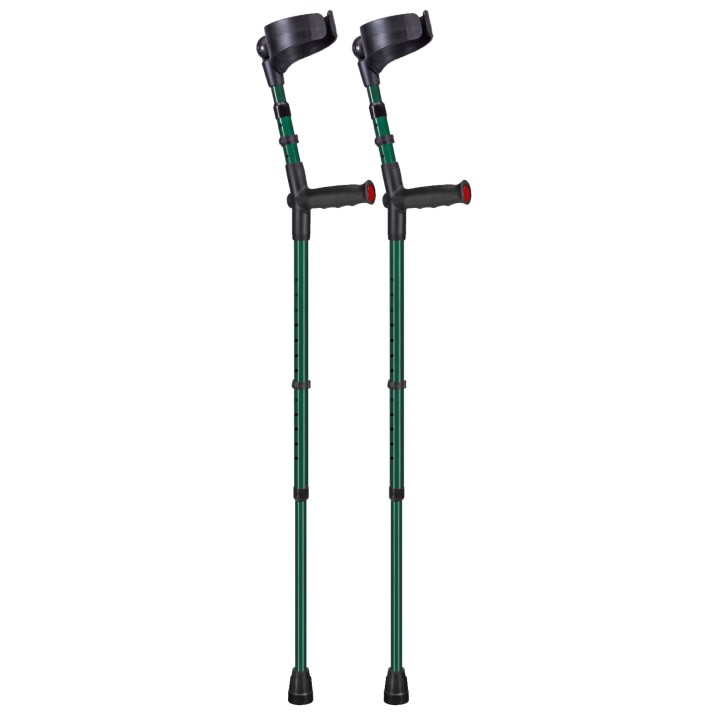 Ossenberg Green SoftGrip Forearm Crutches Health and Care