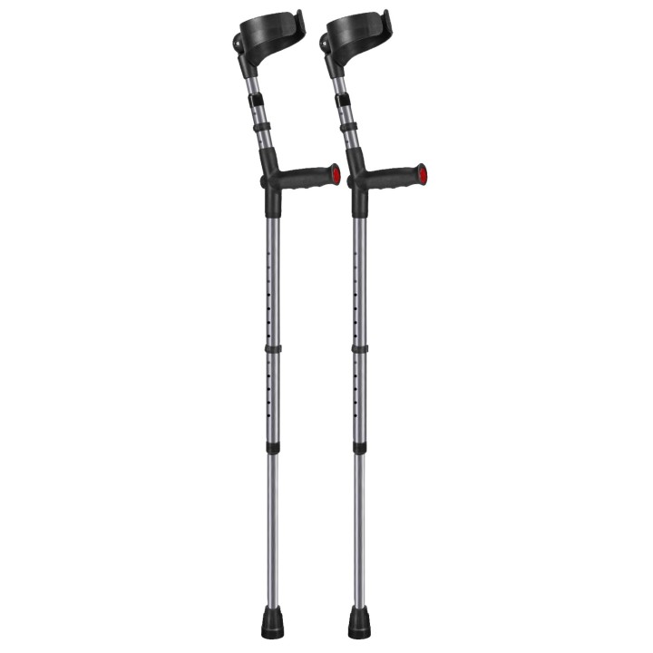 Ossenberg Grey SoftGrip Forearm Crutches Health and Care