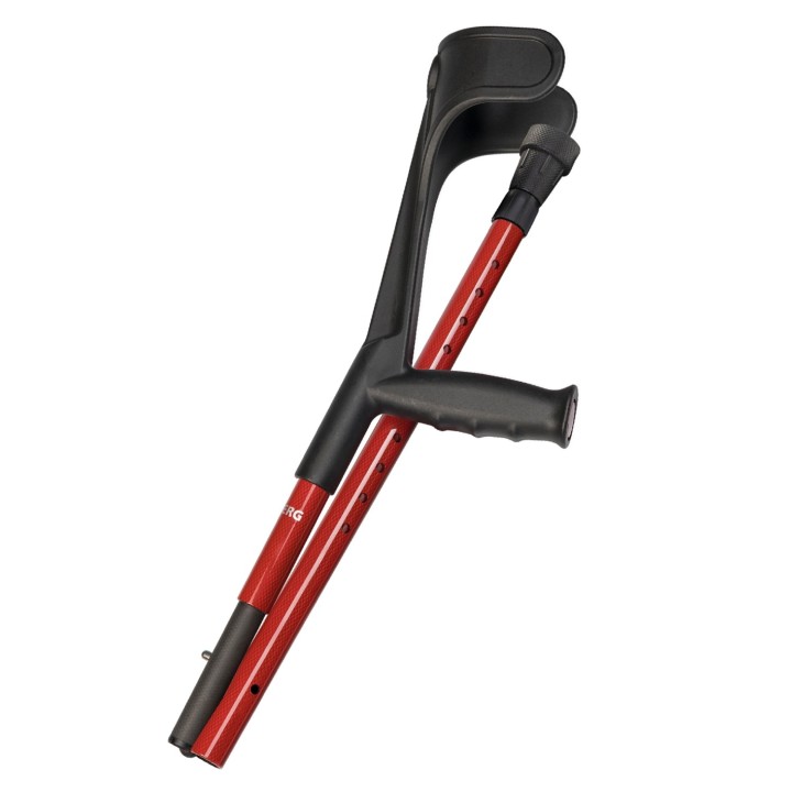 Ossenberg Open-Cuff Soft-Grip Crutch Folding Crutch