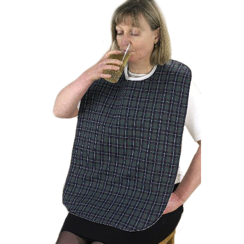 tartan bib