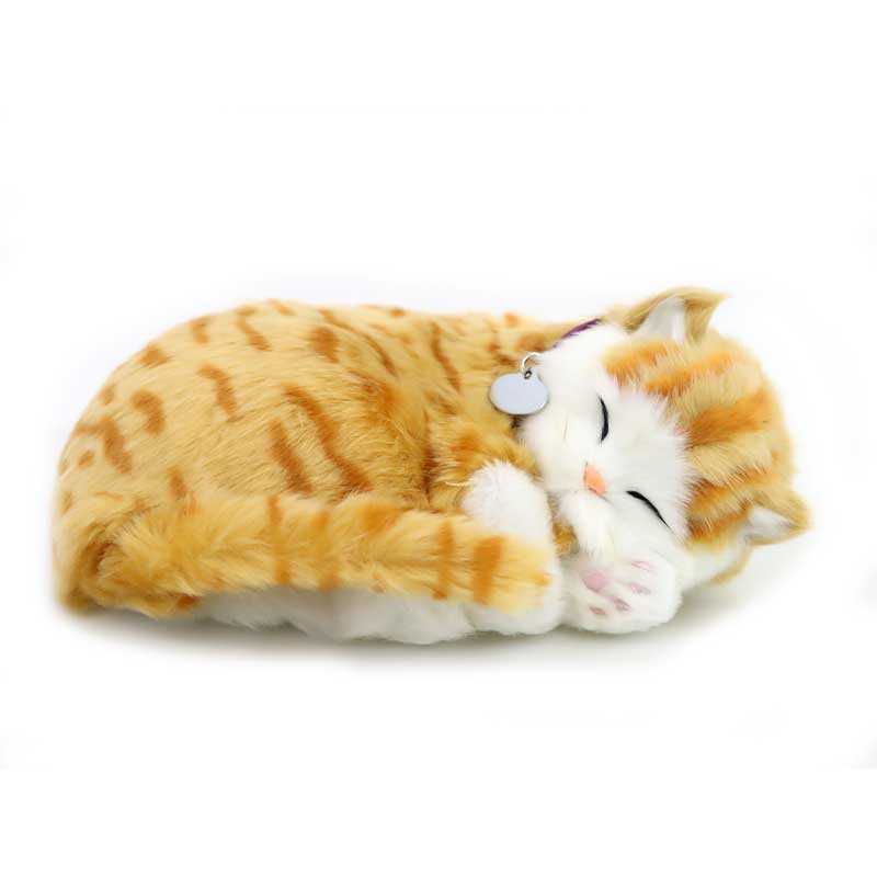 Precious Petzzz Ginger Tabby Battery Operated Toy Cat