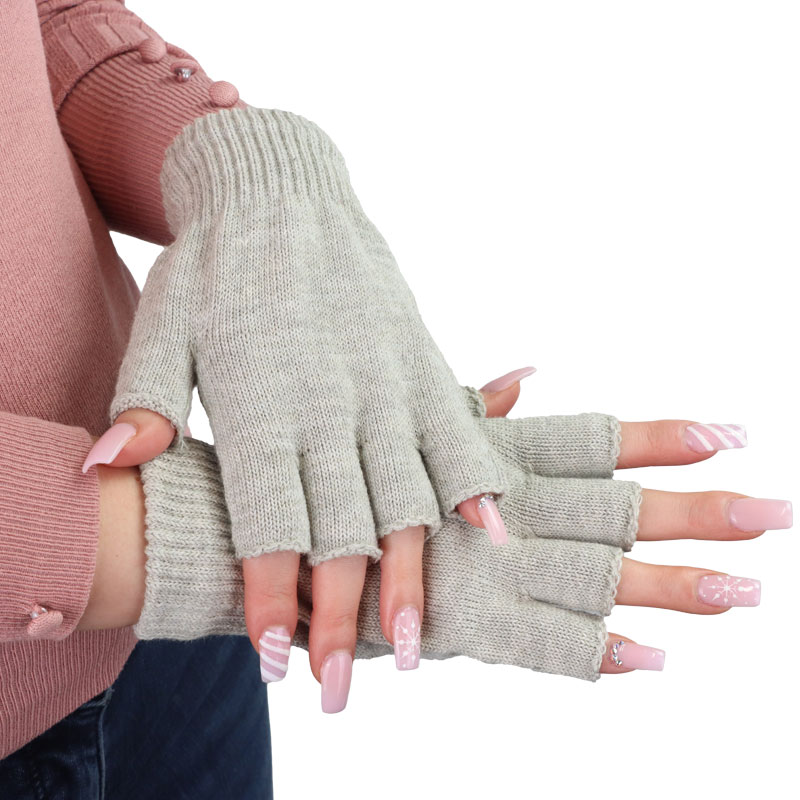 Raynaud's Disease Fingerless Silver Gloves Health and Care