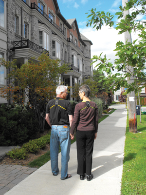 Walking with the Posture Medic Posture Brace