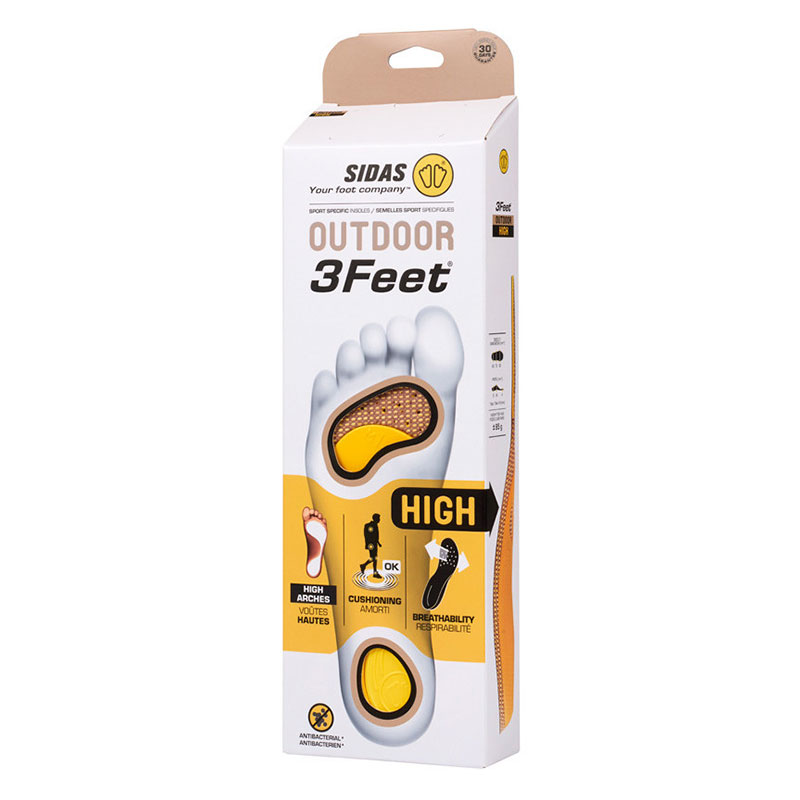 Sidas 3Feet Outdoor High Arch Insoles Health and Care