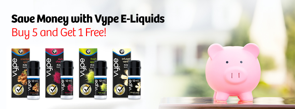 Buy 5 Vype e-Tanks and Get One Free