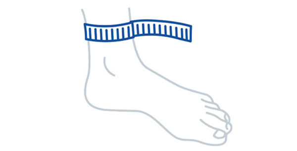 Measure the Circumference of your Ankle