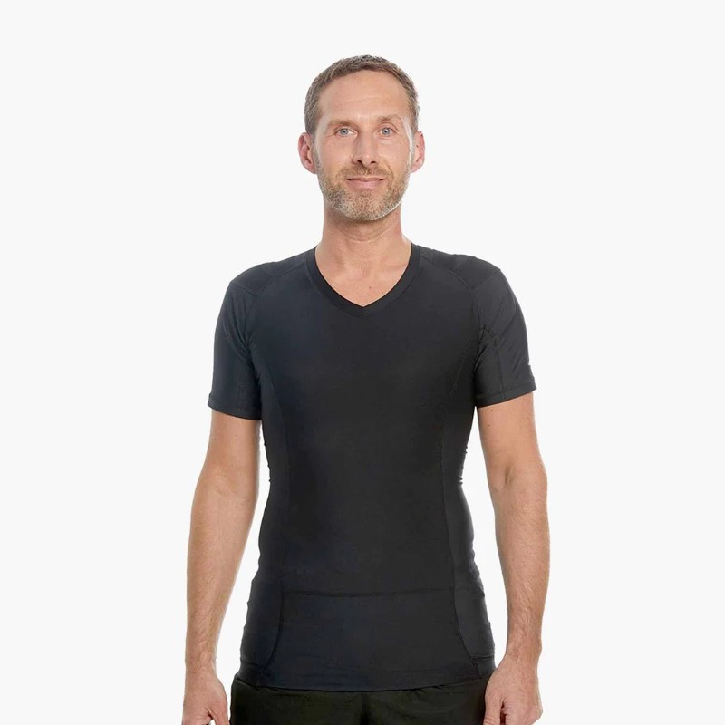 Active Posture Men's Posture Shirt (Black) Health and Care