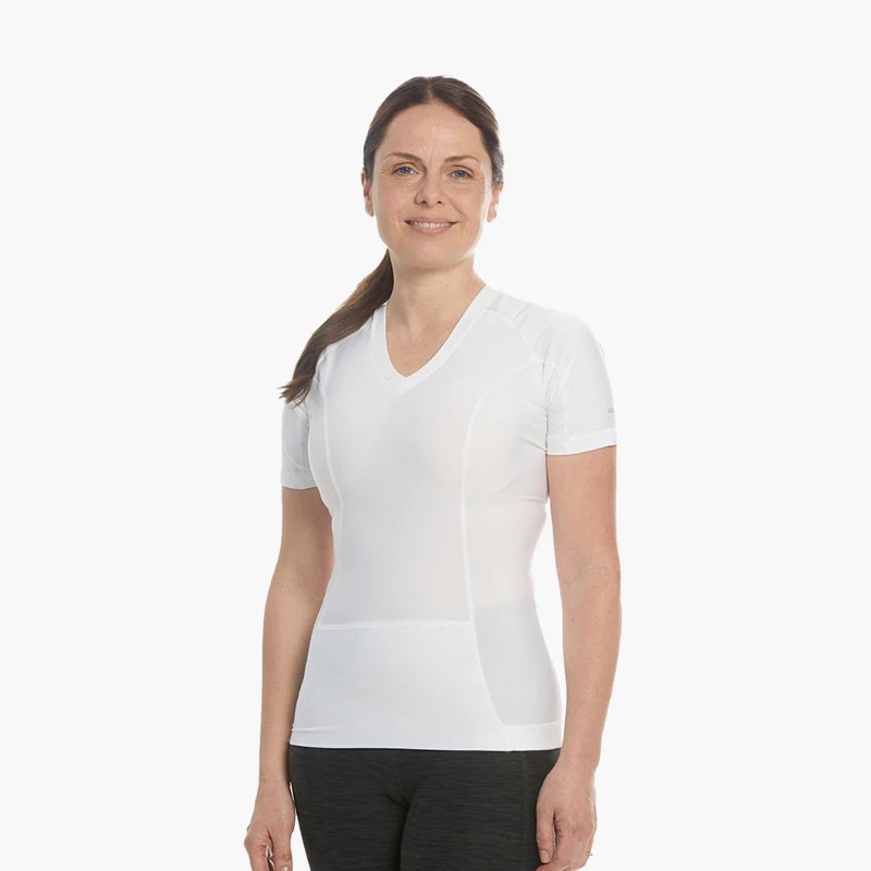Active Posture Women's Posture Shirt (White) Health and Care
