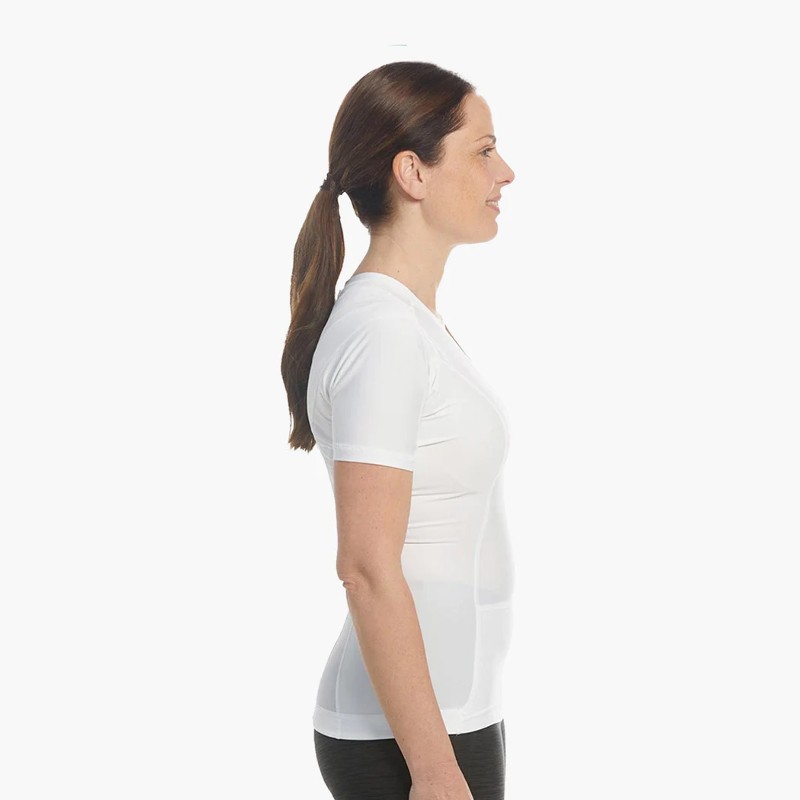 Active Posture Women's Posture Shirt (White) Health and Care