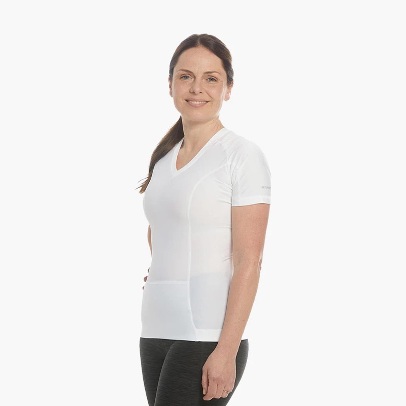 Active Posture Women's Posture Shirt (White) | Health and Care