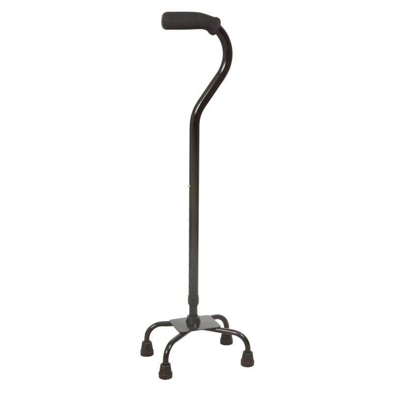 Adjustable SwanNeck Orthopaedic Quad Cane Health and Care