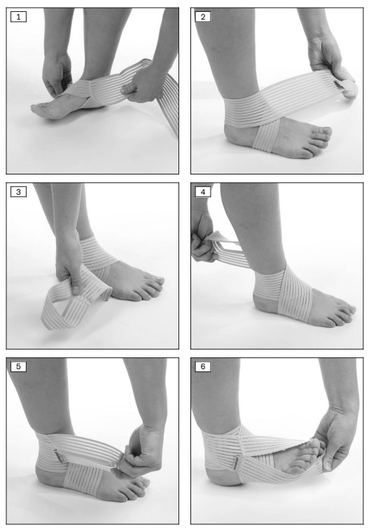 Ottobock Elasticated Ankle Support Fitting Instructions