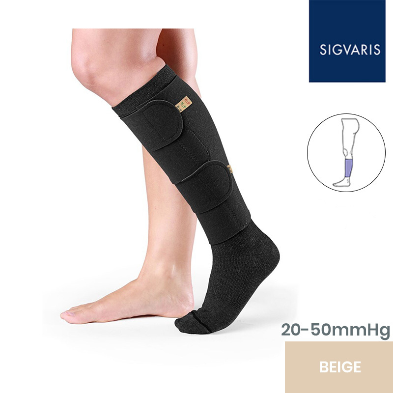 Sigvaris Beige Calf Compression Sleeve Health and Care