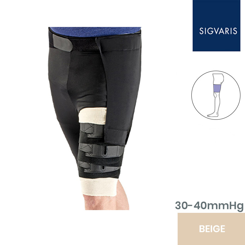 Sigvaris Comprefit Unisex Beige Thigh Sleeve Health and Care