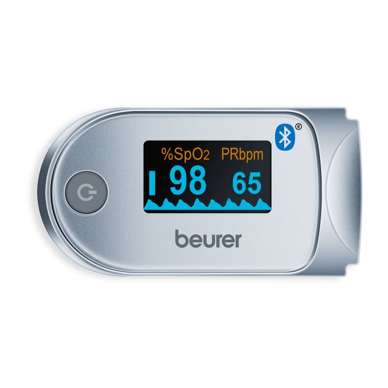 Beurer PO60 Smart Pulse Oximeter for Determining SpO2 and Pulse ...