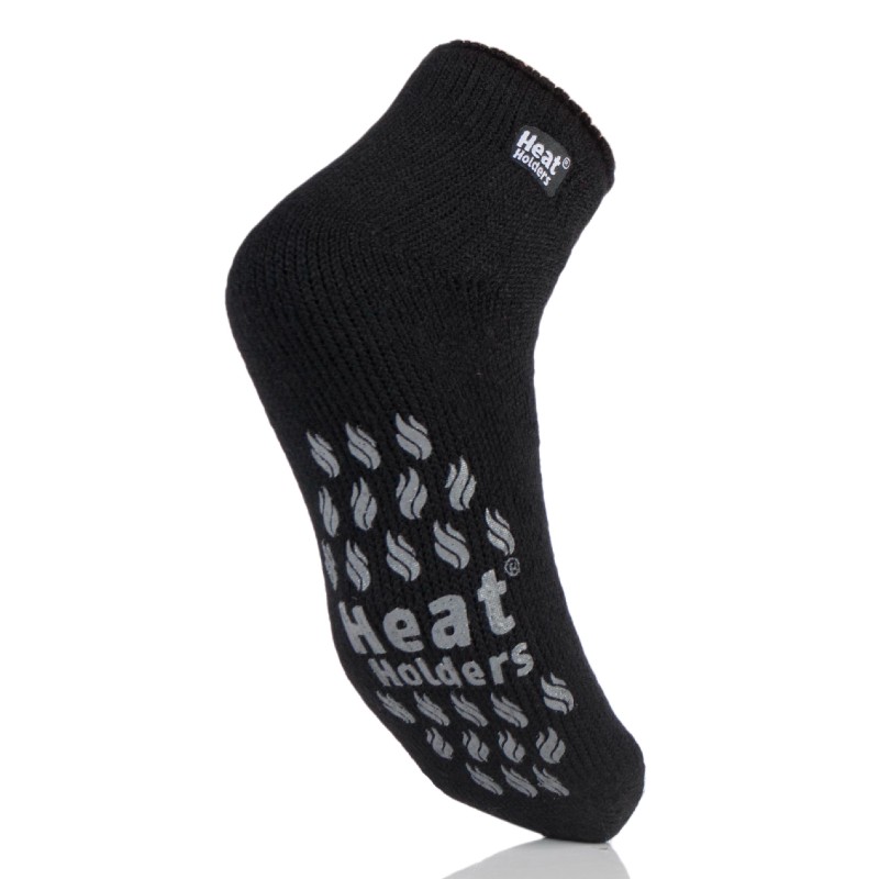Heat Holders Men's Black Ankle Socks Health and Care