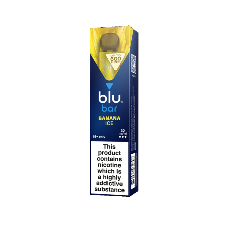 BluBar Banana Ice Disposable Vape Pen 20mg Health and Care