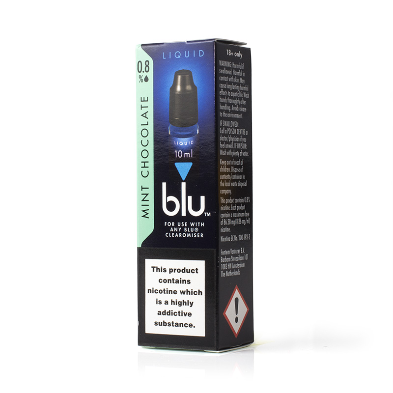 Blu Pro Mint Chocolate ELiquid Health and Care