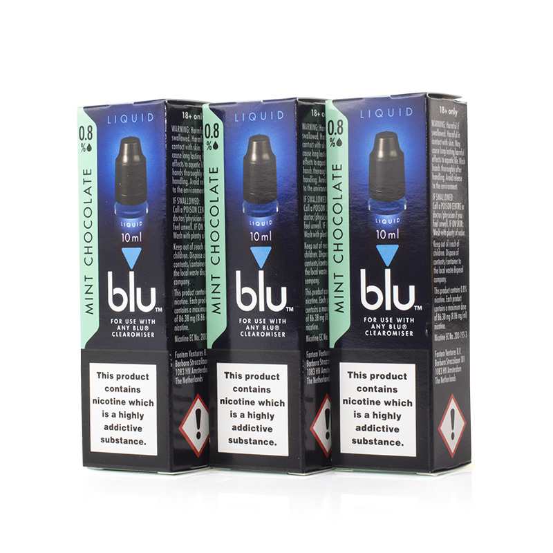 Blu Pro Mint Chocolate E-Liquid (Pack of Three)