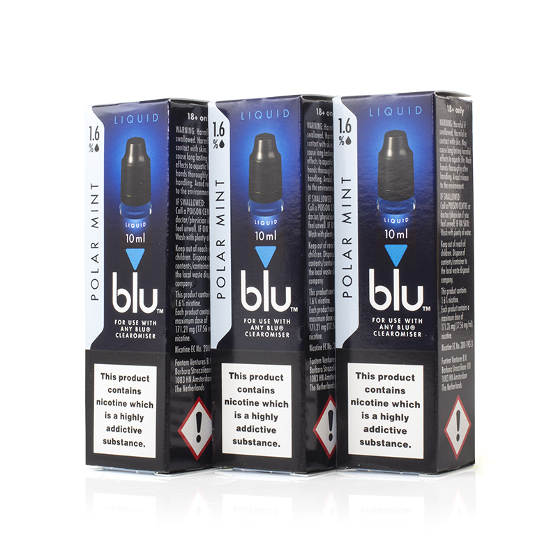Blu Pro Polar Mint ELiquid (Pack of Three) Health and Care